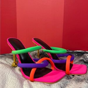 Vibrant Multicolor Women's Heels
